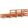 Unité de canapé sectionnel Brun Ciré 252 x 62 x 70,5 cm 639447639447