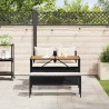 Ensemble de salle à manger de jardin 3 pcs avec coussins noir résine tressée 639453639453