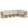 Ensemble de canapés d'extérieur Naturel Polyester 639459639459