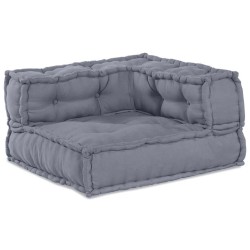 Unité de canapé modulaire 3 pcs Gris 140 x 70 x 36 cm Tissu 639465639465