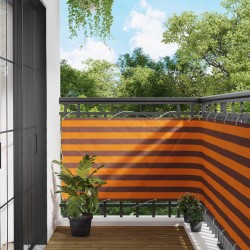 Écran de balcon Orange et marron 100 x 800 cm Tissu Oxford 639467639467