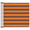 Écran de balcon Orange et marron 100 x 800 cm Tissu Oxford 639467639467