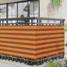 Écran de balcon Orange et marron 100 x 800 cm Tissu Oxford 639467639467