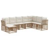 Ensemble de canapés d'extérieur Naturel Polyester 639495639495