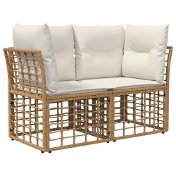 Ensemble de canapés d'extérieur Naturel Polyester 639495639495
