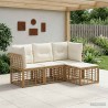 Ensemble de canapés d'extérieur Naturel Polyester 639496639496