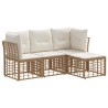 Ensemble de canapés d'extérieur Naturel Polyester 639496639496