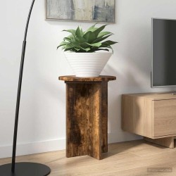 Support de Plante 2 pcs Chêne fumé Ø29,5 x 40 cm 639499639499
