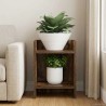 Support de Plante Chêne Fumé 30 x 30 x 40 cm Bois d’ingénierie 639502639502