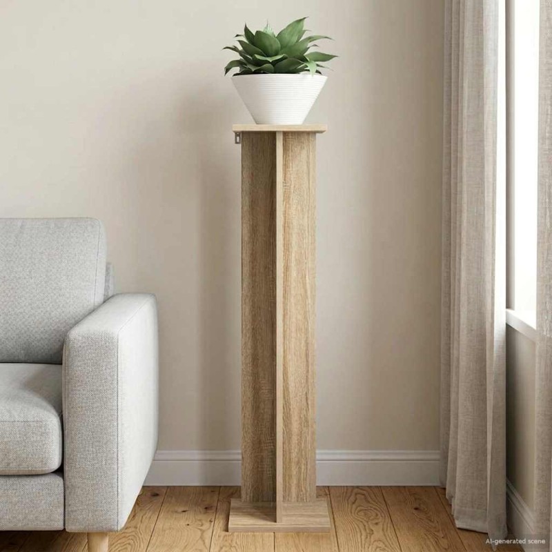 Support de Plante Chêne Sonoma 25 x 25,5 x 100,5 cm 639505639505