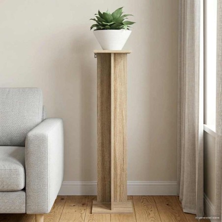 Support de Plante Chêne Sonoma 25 x 25,5 x 100,5 cm 639505639505