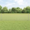 Clôture en fil soudé avec poteaux 10 x 0,5 m Acier galvanisé 639506639506