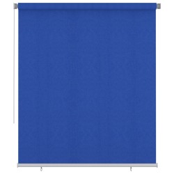 Store roulant d'extérieur 205 (l) x 230 (H) cm bleu HDPE 639508639508
