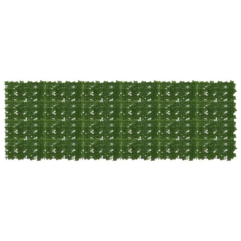 Écran de balcon avec feuilles Vert 300 x 100 cm 639513639513