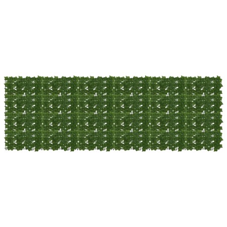 Écran de balcon avec feuilles Vert 300 x 100 cm 639513639513