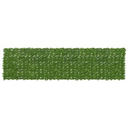 Écran de balcon avec feuilles Vert et jaune 400 x 100 cm 639515639515