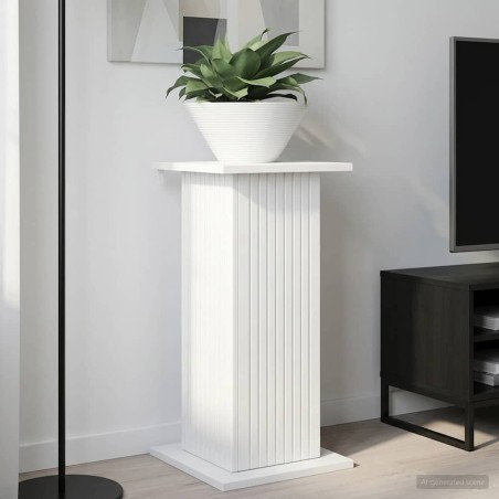 Support de Plante Blanc brillant 30,5 x 30 x 60,5 cm 639522639522