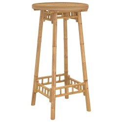 Ensemble de bar d'extérieur pliable en bambou 3 pcs 639523639523