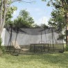 Filet Anti-Moustiques de Jardin 156 Maille Noir 3 x 4,5 x 2,5 m 639530639530