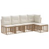 Ensemble de canapés d'extérieur Naturel Polyester 639534639534