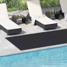 Tapis de sol Noir 1,5 x 4 m Caoutchouc 639557639557