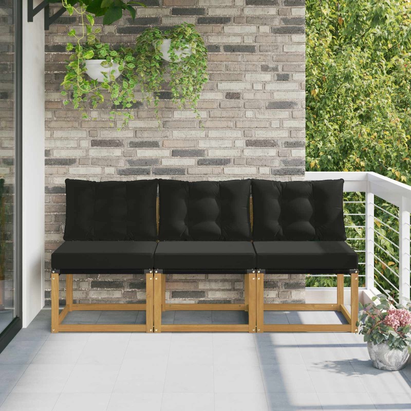 3 Pièce Sofa de milieu extérieur 639559639559