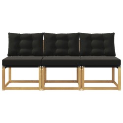 3 Pièce Sofa de milieu extérieur 639559639559
