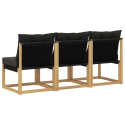 3 Pièce Sofa de milieu extérieur 639559639559