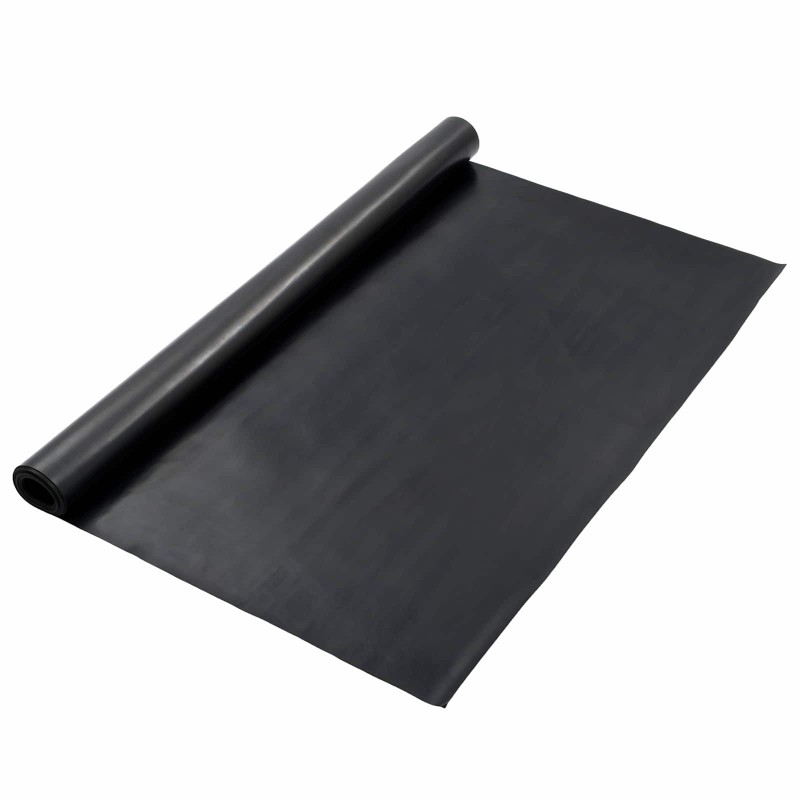 Tapis de sol Noir 1,2 x 2 m Caoutchouc 639560639560