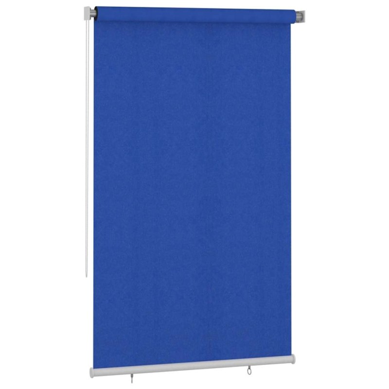 Store roulant d'extérieur 145 (l) x 230 (H) cm bleu HDPE 639561639561