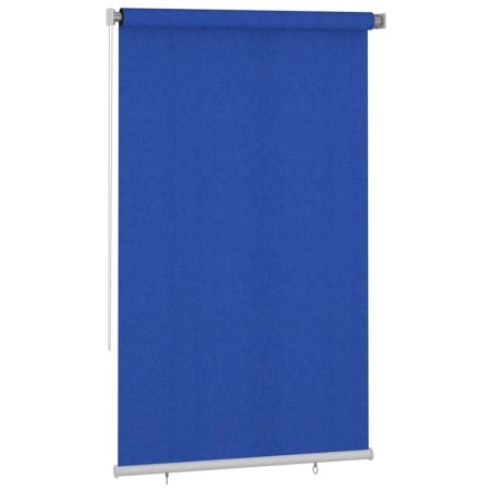 Store roulant d'extérieur 145 (l) x 230 (H) cm bleu HDPE 639561639561