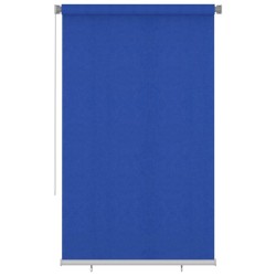 Store roulant d'extérieur 145 (l) x 230 (H) cm bleu HDPE 639561639561