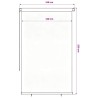 Store roulant d'extérieur 145 (l) x 230 (H) cm bleu HDPE 639561639561