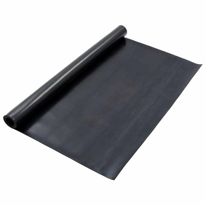 Tapis de sol Noir 1,2 x 2 m Caoutchouc 639563639563