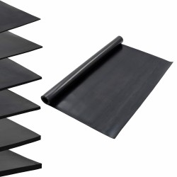 Tapis de sol Noir 1,2 x 2 m Caoutchouc 639563639563