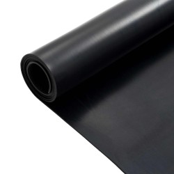 Tapis de sol Noir 1,2 x 2 m Caoutchouc 639563639563