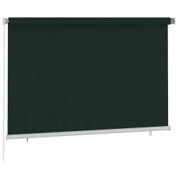 Store roulant d'extérieur 225 (l) x 140 (H) cm vert foncé HDPE 639571639571