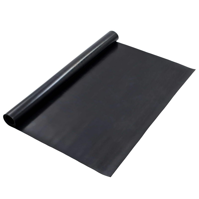 Tapis de sol Noir 1,2 x 2 m Caoutchouc 639575639575