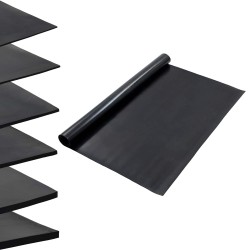 Tapis de sol Noir 1,2 x 2 m Caoutchouc 639575639575