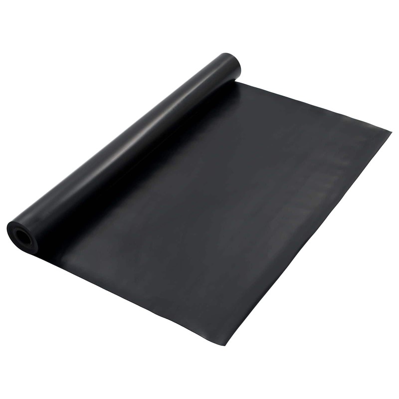 Tapis de sol Noir 1,2 x 5 m Caoutchouc 639576639576