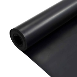 Tapis de sol Noir 1,2 x 5 m Caoutchouc 639576639576