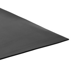 Tapis de sol Noir 1,2 x 5 m Caoutchouc 639576639576
