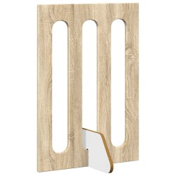 Clôture pliable pour animaux 4 pcs Chêne Sonoma 639578639578