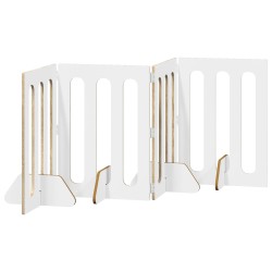 Clôture pliable pour animaux 4 pcs Chêne Sonoma 639578639578