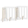 Clôture pliable pour animaux 4 pcs Chêne Sonoma 639578639578