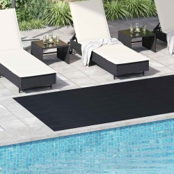 Tapis de sol Noir 1,5 x 4 m Caoutchouc 639581639581