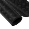 Tapis de sol Noir 1 x 5 m Caoutchouc 639589639589