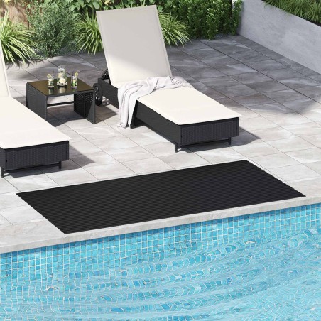 Tapis de sol Noir 1 x 2 m Caoutchouc 639590639590