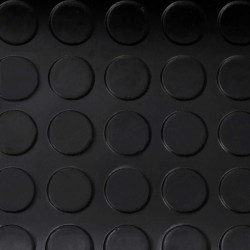 Tapis de sol Noir 1,5 x 2 m Caoutchouc 639592639592