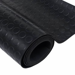 Tapis de sol Noir 1 x 2 m Caoutchouc 639596639596